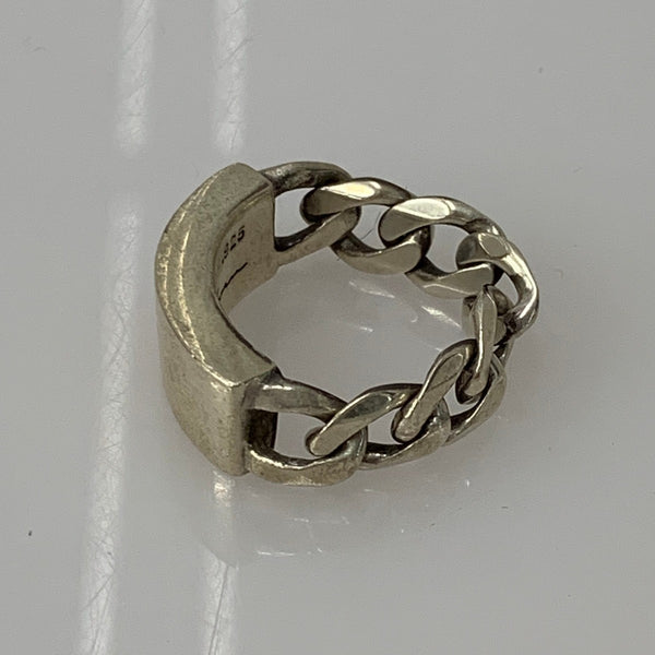 【中古】テンダーロイン TENDERLOIN ID RING メンズジュエリー・アクセサリー 指輪・リング シルバー 201goods-712