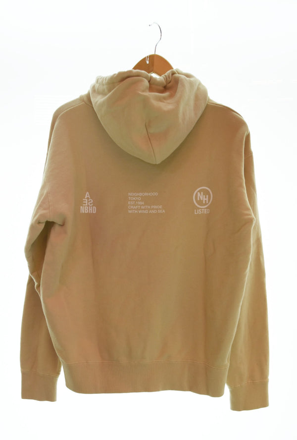 ネイバーフッド NEIGHBORHOOD 21SS ウィンダンシー プリント ロゴ プルオーバー フーディ パーカー ベージュ 211ELWSN-CSM01S パーカ ベージュ Sサイズ 103MT-2164