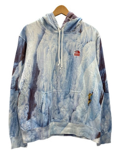 シュプリーム SUPREME ノースフェイス THE NORTH FACE アイス クライム フーデッド スウェット パーカー NT12100I パーカ ブルー Mサイズ 101MT-3054