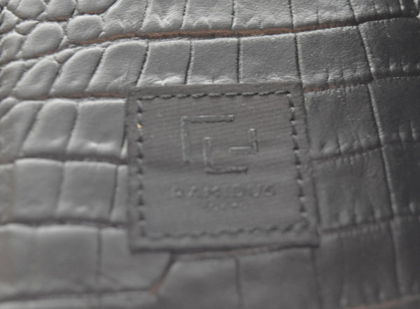 ラミダス RAMIDUS CROCO MINI WALLET ミニ財布 藤原ヒロシ 財布・ケース メンズ財布 ブラック 103SA-30