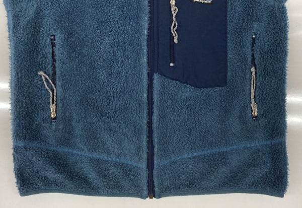 パタゴニア Patagonia 00s RETRO-X JACKET レトロ ジャケット ボア フリース ジップアップ アウトドア USA製 青 23055 ジャケット ロゴ ブルー Mサイズ 104MT-1735