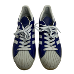 【曜日割引対象外】 アディダス adidas 90's 96年製 スーパースター メンズ靴 スニーカー ブルー 26.5cmサイズ 201-shoes1514 VB