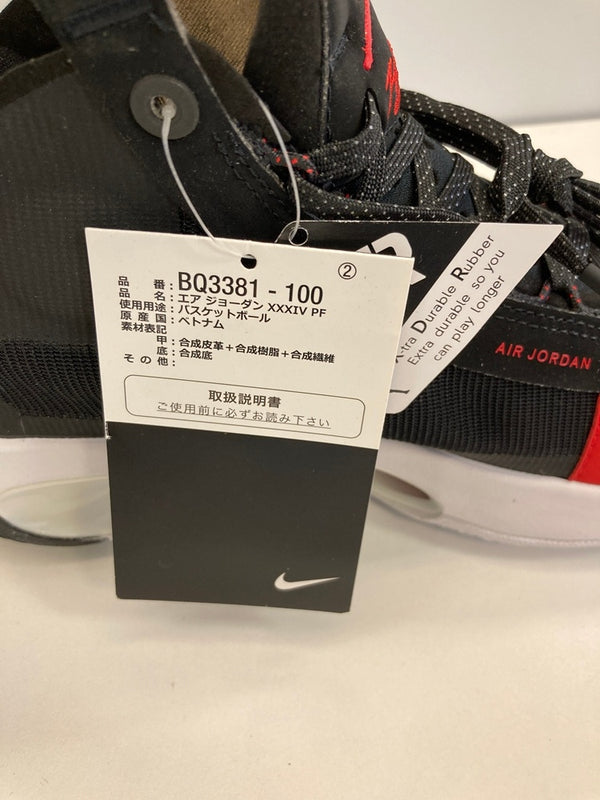 ジョーダン JORDAN NIKE AIR JORDAN 34 PF ナイキ エアジョーダン 34 PF 白 黒 BQ3381-100 メンズ靴 スニーカー ホワイト 28cm 101sh-2008