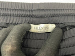 ヴァレンティノ VALENTINO バック VLロゴ トラック パンツ RV3MD00Q584 ジャージ ブラック M 601MB-21