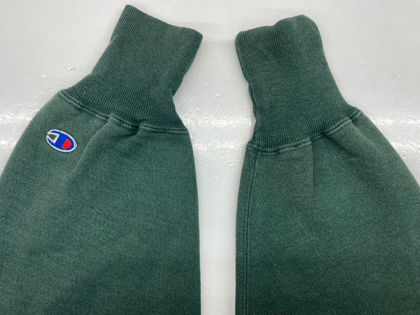 チャンピオン Champion 90's REVERSE WEAVE リバースウィーブ  ヴィンテージ CHI OMEGA ワンポイント 緑 スウェット 刺繍 グリーン Lサイズ 104MT-666