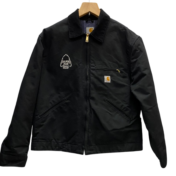 【曜日割引対象外】 カーハート Carhartt Detroit jacket デトロイトジャケット USA製 ジャケット ブラック XLサイズ 201MT-3489 VB