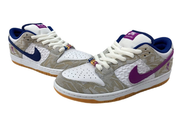 ナイキ NIKE 23年製 × RAYSSA LEAL ライッサ レアウ SB DUNK LOW PRM RL ダンク ロー ローカット シューズ 白 紫 FZ5251-001 メンズ靴 スニーカー ホワイト 29cm 104S-870