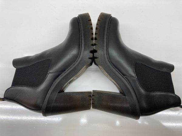 ドクターマーチン Dr.Martens HURSTON ハーストン チェルシーブーツ ヒール レザー MADE IN VIETNAM ベトナム製 BLACK 黒 AW006 KV11T レディース靴 ブーツ サイドゴア ブラック EU37 104S-919