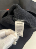 シュプリーム SUPREME ×yohji yamamoto 21AW CREWNECK ビッグロゴスウェット コラボモデル XL スウェット ブラック 101MT-5020