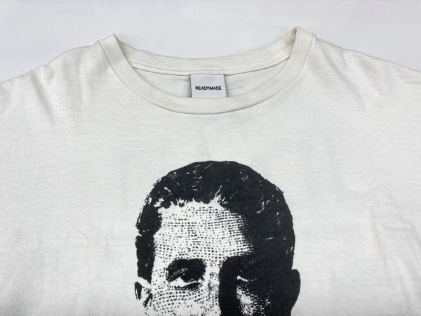 レディメイド READYMADE 21SS DUCHAMP T-SHIRT マルセル・デュッシャン Tシャツ 白 RE-CO-WH-00-00-141 Tシャツ プリント ホワイト Mサイズ 104MT-1675