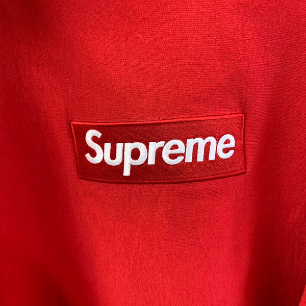 シュプリーム SUPREME Box Logo Hooded Sweatshirt パーカ レッド Lサイズ 201MT-4820