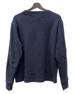アワーレガシー OUR LEGACY STRIPE SWEATSHIRT ストライプ スウェットシャツ 切り替え トレーナー 長袖 紺 サイズ 46 スウェット ストライプ ネイビー 104MT-2211