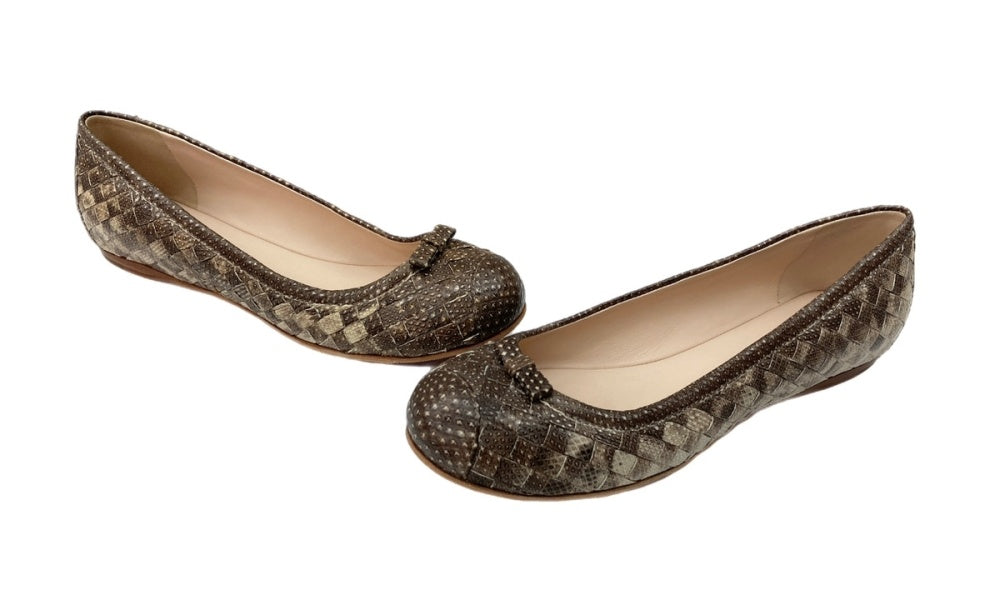 ボッテガヴェネタ BOTTEGA VENETA イントレチャート フラット