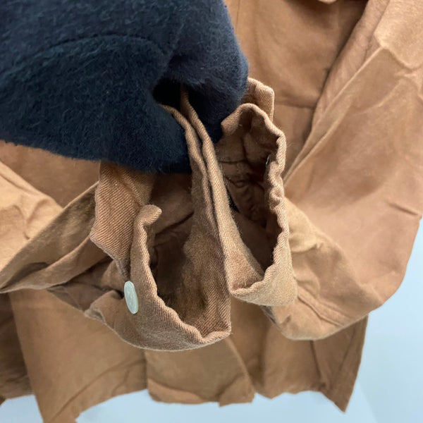 【曜日割引対象外】 ヴィンテージ vintage エルエルビーン L.L.Bean 50's 筆記体タグ レーヨンギャバシャツ  ジャケット ブラウン Mサイズ 201MT-3557 VB