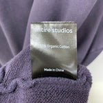 エンタイア スタジオ entire studios BOX CREW WASH ES2126 スウェット パープル XLサイズ 201MT-4333