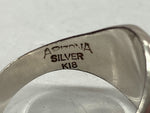 アリゾナフリーダム ARIZONA FREEDOM R-79a Ring 太陽神 太陽アーク 印台 K18 リング 指輪 SILVER 金 銀 メンズジュエリー・アクセサリー 指輪・リング ワンポイント シルバー 104A-20
