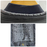 カドヤ KADOYA シングルライダース レザージャケット インナー付 ジャケット ブラック Lサイズ 201MT-4280