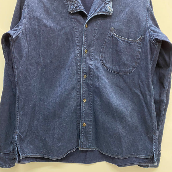 【曜日割引対象外】 キャピタル KAPITAL IDG Denim DUKE Color Shirt Jacket EK-423 長袖シャツ ネイビー Lサイズ 201MT-4302 VB