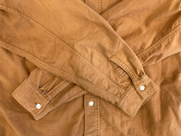 テンダーロイン TENDERLOIN ロングスリーブシャツ フランネルシャツ 長袖シャツ ブラウン 101MT-3910