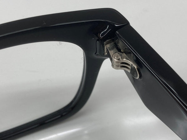 プラダ PRADA EYEGRASS 伊達メガネ ウエリントン型 アイウェア サングラス 眼鏡 黒 VPR A10-F 眼鏡・サングラス 眼鏡 ロゴ ブラック 104G-34