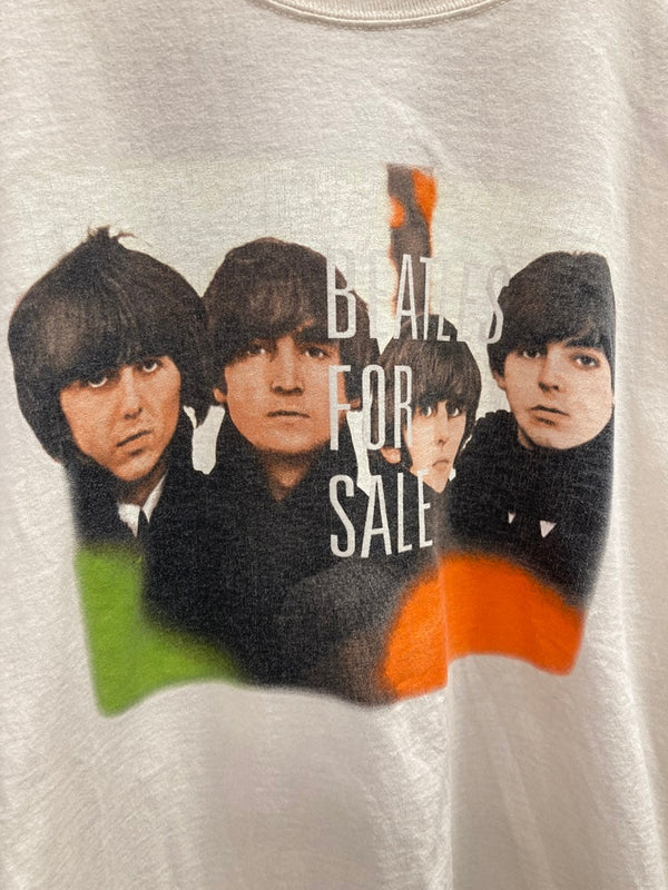 バンドTシャツ BAND-T ビートルズ BEATLES FOR SALE US古着  XL Tシャツ プリント ベージュ LLサイズ 101MT-2564