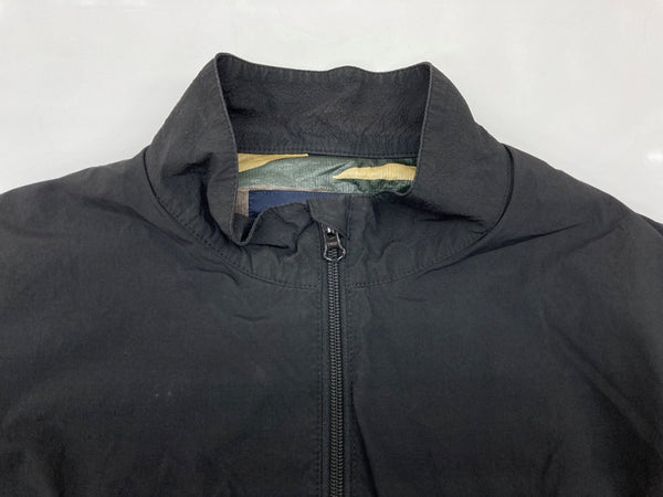 コムデギャルソン COMME des GARCONS オム HOMME ナイロン タイプライター NYLON ジップアップ ダブルジップ ロゴ プリント 日本製 BLACK 黒 HM-V001 ベスト ワンポイント ブラック Mサイズ 104MT-2012