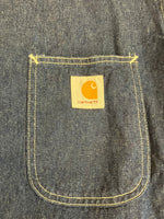 カーハート Carhartt 80's～90's 80～90年代 デニム ミシガンチョアコート Michigan Chore Coat カバーオール vintage ヴィンテージ - ジャケット ブルー 101MT-4138