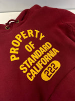 チャンピオン Champion STANDARD CALIFORNIA スタンダードカリフォルニア  REVERSE WEAVE リバースウィーブ 21AW C8-U111 パーカ ワインレッド Mサイズ 101MT-4214