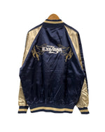 サントリー SUNTORY ×E.YAZAWA コラボ スカジャン サントリープレミアムモルツ 紺 刺繍ロゴ ジャケット ネイビー 101MT-5285