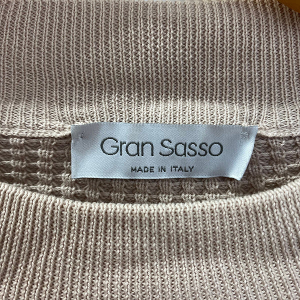 グランサッソ Gran Sasso 長袖カットソー セーター ベージュ 201LT-337