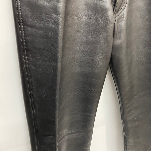 【曜日割引対象外】 ハーレーダビッドソン HARLEY-DAVIDSON レザーパンツ 牛革 98146 ボトムスその他 ブラック 32サイズ 201MB-1002 VB