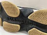 バレンシアガ BALENCIAGA ジャンク品 Triple-S Trainers トリプル エス トレーナー トリエス ダッド シューズ 40 黒 533882 メンズ靴 スニーカー ブラック 26.5cm 104S-914