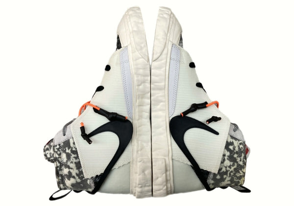 ナイキ NIKE 20年製 × READYMADE レディメイド BLAZER MID ブレーザー ミッド リサイクル シューズ 白 CZ3589-100 メンズ靴 スニーカー ホワイト 26.5cm 104S-663