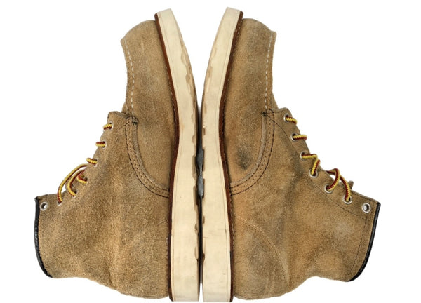 レッドウィング RED WING 90s 6-inch Classic Moc インチ クラシックモック Irish Setter USA製 スエード vibram シューズ 薄茶 メンズ靴 ブーツ ワーク ベージュ 104S-736