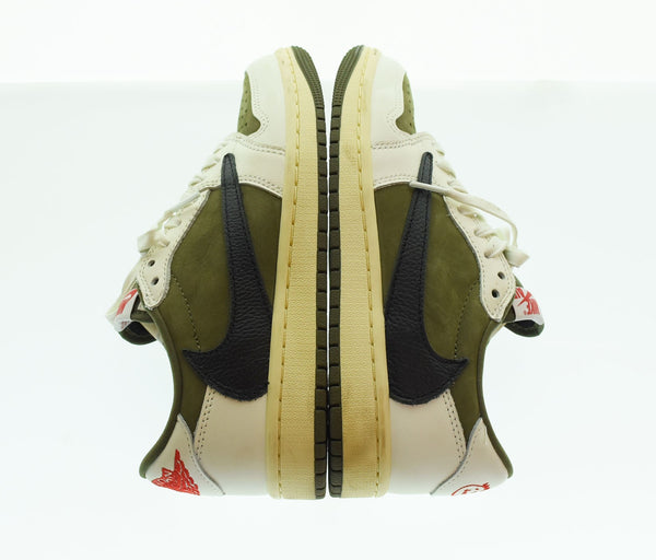ナイキ NIKE Travis Scott ×  Air Jordan 1 Low OG SP "Reverse Olive" トラヴィス スコット × エアジョーダン "リバースオリーブ" DM7866-200 レディース靴 スニーカー カーキ 23.5cm 103S-1184