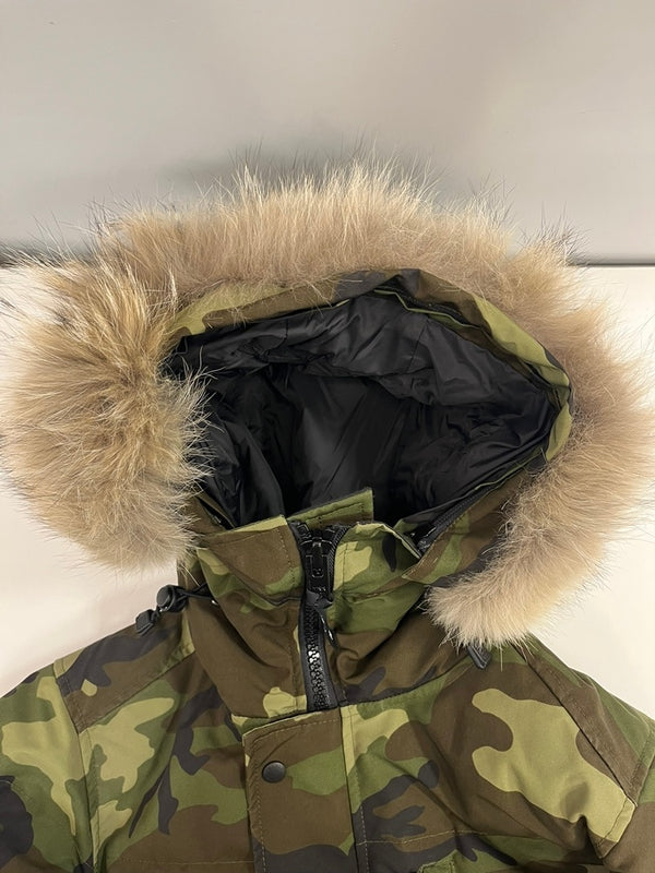 カナダグース CANADA GOOSE CARSON PARKAカーソンパーカー グリーンカモ カモフラ柄  3805MA ジャケット マルチカラー Sサイズ 101MT-5433