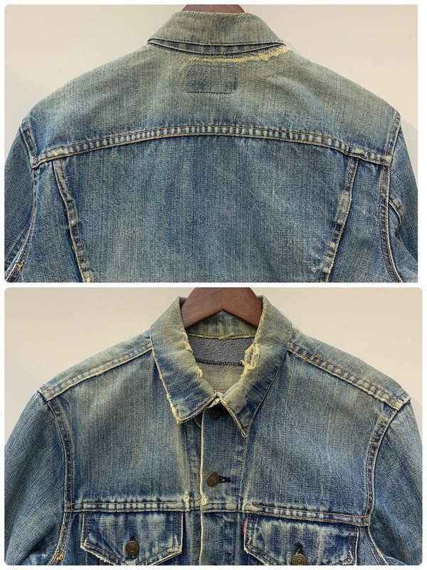 【曜日割引対象外】 リーバイス Levi's 70's 70505 4th USA製 ボタン裏524 デニム ジャケット ブルー 201MT-3171 VB