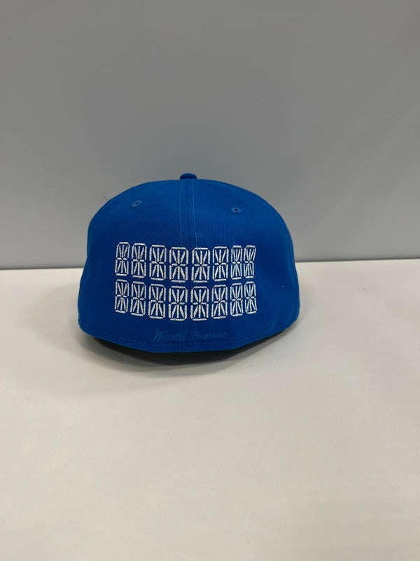 シュプリーム SUPREME Sharpie Box Logo New Era シャーピー ボックスロゴ ニューエラ 青 7 1/2 帽子 メンズ帽子 キャップ ブルー 101hat-153