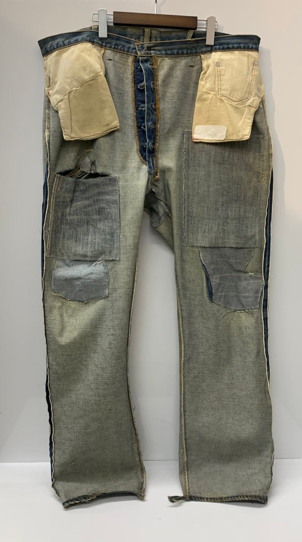 【曜日割引対象外】 リーバイス Levi's 70's BIG E 3501 ボタン裏6 実寸W41 デニム ブルー 201MB-777 VB