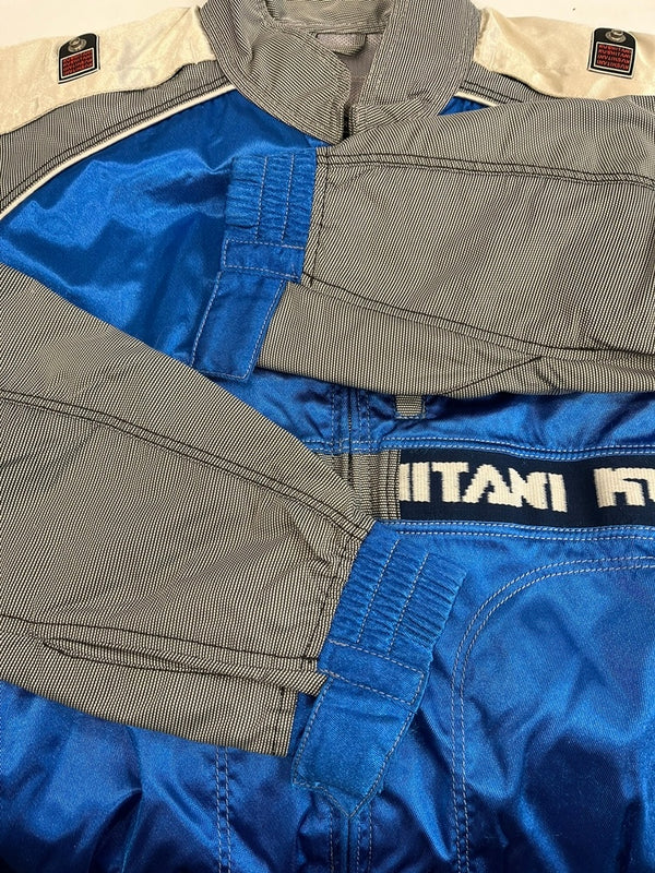 クシタニ KUSHITANI バイカージャケット レージングジャケット 青 ジャケット ブルー Lサイズ 101MT-5224