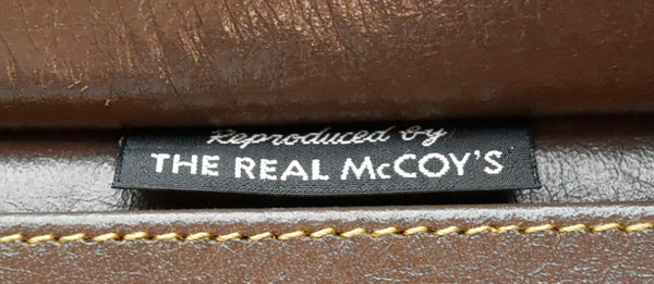 リアルマッコイズ THE REAL McCOY'S A-2レザー フライトジャケット フライングタイガース 36 ジャケット ワンポイント ブラウン 103MT-542