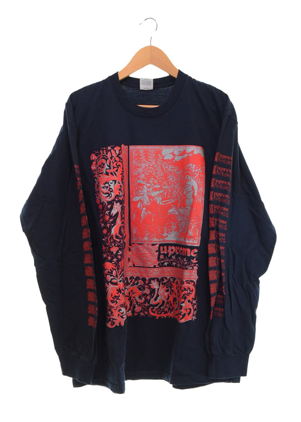 シュプリーム SUPREME 24ss Saint Sebastian L/S Tee セント セバスチャン ロンT ブラック LLサイズ 103MT-3032