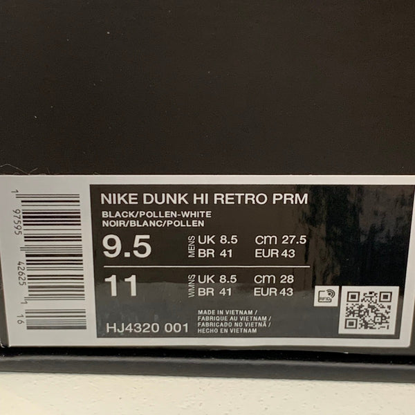 ナイキ NIKE DUNK HIGH RETRO PRM HJ4320-001 メンズ靴 スニーカー 黄色 27.5cmサイズ 201-shoes1296