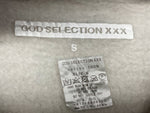 ゴッドセレクショントリプルエックス GOD SELECTION XXX ボックスロゴ スウェット パーカー プルオーバー フーディ フロントポケット GRAY  パーカ 刺繍 グレー Sサイズ 104MT-365