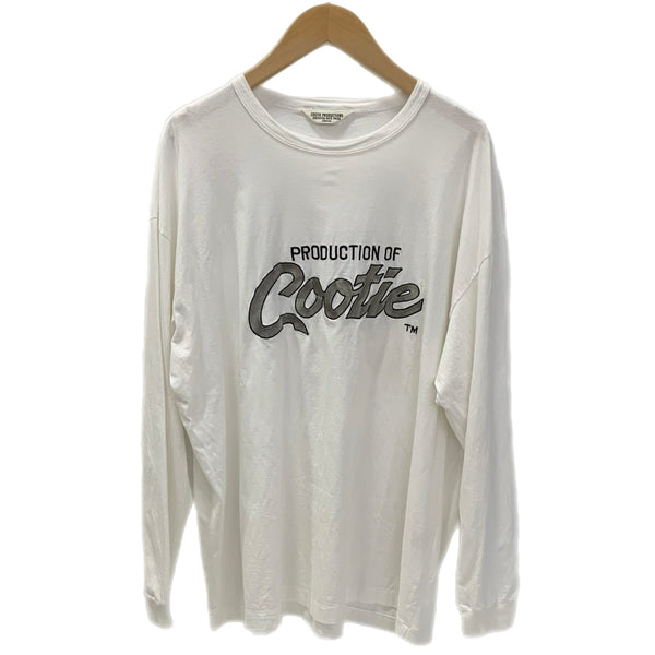クーティープロダクションズ COOTIE PRODUCTIONS ロンT ホワイト Mサイズ 201MT-4388