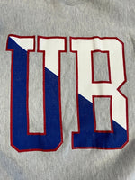 チャンピオン Champion 90s~ 刺繍タグ REVERSE WEAVE リバースウィーブ US古着 ラバープリント カレッジプリント XXL スウェット グレー 3Lサイズ 101MT-4595