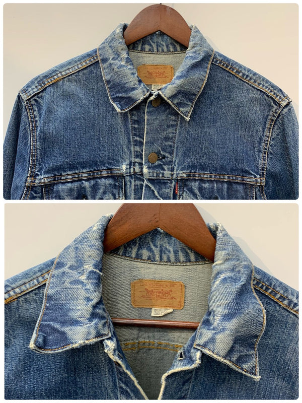 【曜日割引対象外】 リーバイス Levi's 70's 70505 デニムジャケット USA製 4th BigE ケアタグ ジャケット 201MT-3220 VB