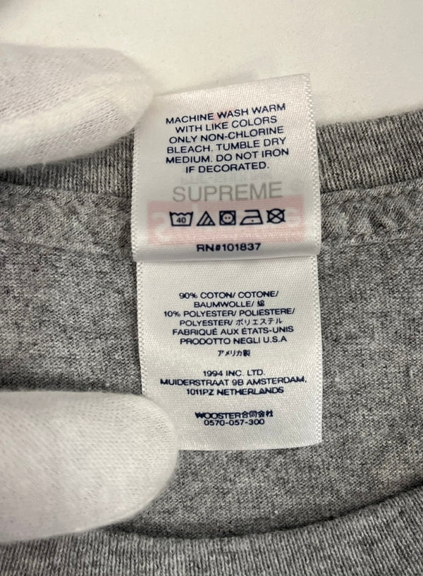 シュプリーム SUPREME Crown クラウン ロゴ プリント XL Tシャツ グレー LLサイズ 101MT-4430
