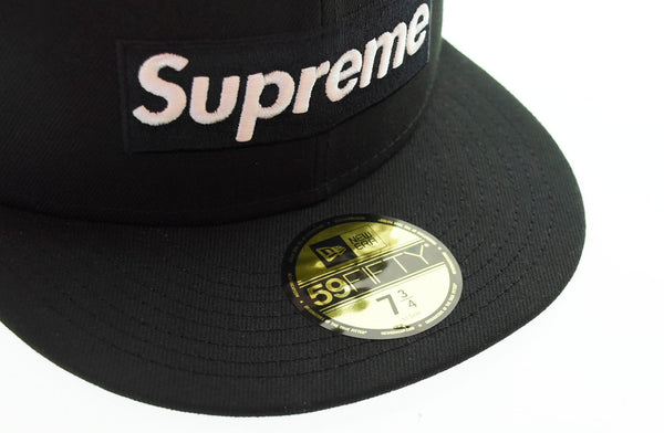 シュプリーム SUPREME 24AW Lerseys Box Logo New Era Cap(7-3/4 61.5) 帽子 メンズ帽子 キャップ ブラック 103H-28