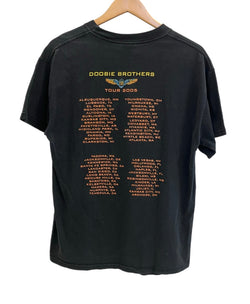 バンド band 00's M&O DOOBIE BROTHERS TOUR 2005ドゥービー・ブラザーズ ツアーT VINTAGE ヴィンテージ Tシャツ ブラック Mサイズ 101MT-4818